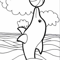 Matchless Free Easy To Print Dolphin Coloring Pages Sheets Ball