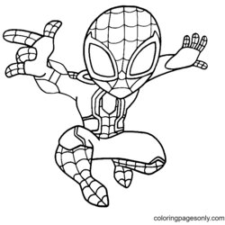 Great Spider Man No Way Home Coloring Pages