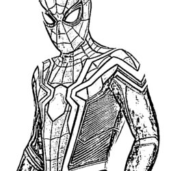 Spider Man No Way Home Coloring Page Free Printable Pages