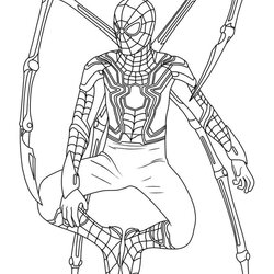 Collection Spider Man No Way Home Colouring Pages Latest Free