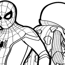 Sublime Spider Man No Way Home Coloring Pages