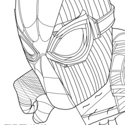 Worthy Spider Man No Way Home Coloring Pages