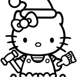 Out Of This World Hello Kitty Coloring Pages In