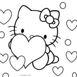 Sublime Hello Kitty Christmas Printable Coloring Pages At Color Print