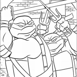 Superlative Coloring Pages Teenage Mutant Ninja Turtles Page Printable