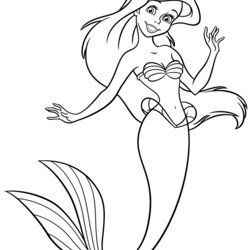 Capital Ariel Coloring Pages To Download And Print For Free