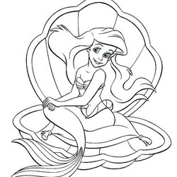 Perfect Disney Ariel Printable Coloring Pages Below Is Collection Of