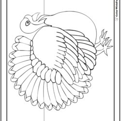 Excellent Turkey Coloring Pages Digital Interactive Thanksgiving Printable Tom Baby