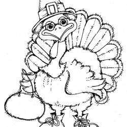 Marvelous Free Printable Turkey Coloring Pages For Kids Pop Tom Thanksgiving Time Print Adults Mean Oldie But