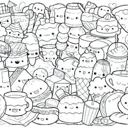 Swell Coloring Pages Of Food Printable