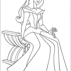 Princess Aurora Coloring Pages Learn To