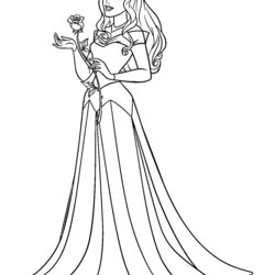 Fantastic Sleeping Beauty Printable Coloring Pages World Of Wonders Aurora Disney Princess Princesses Rose