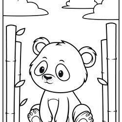 Wonderful Printable Coloring Pages Cute Animals Baby