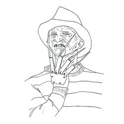 Worthy Jason Coloring Pages At Free Printable Horror Freddy Scary Colouring Halloween Movie Color Kruger Book