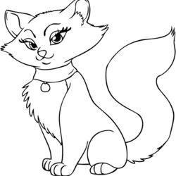 Preeminent Kitten Coloring Pages Best For Kids Printable Download Page