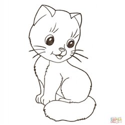 Super Get This Kitten Coloring Pages Online Fit