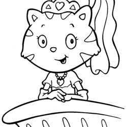 Kitten Coloring Pages Best For Kids Kittens Cats Cat Cute Printable Color Print Cool Kitties Princess Kitty