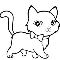 Tremendous Kitten Coloring Pages Best For Kids Printable Page
