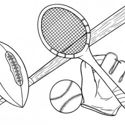 Preeminent Free Printable Sports Coloring Pages Preschool