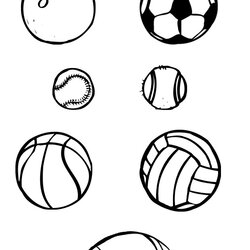 The Highest Quality Sports Coloring Pages Kids Sport Print Balls