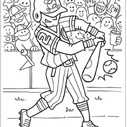 Out Of This World Sports Themed Coloring Pages At Free Printable Color Good Print