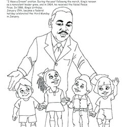 Worthy Martin Luther King Coloring Pages Printable At Free Jr Dream Color African People Print Princess Plus