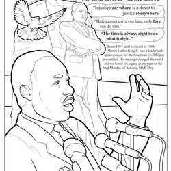 Martin Luther King Coloring Pages Download And Print