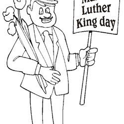 Exceptional Martin Luther King Jr Coloring Pages And Worksheets Best Kids Kind Day Page