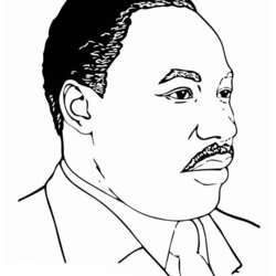 Coloring Page Martin Luther King Jr History Month Pages Kids Choose Board