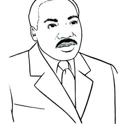 Splendid Martin Luther King Coloring Pages Printable At Free Jr Dr Kids Color Sheets Print
