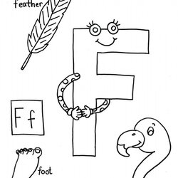 Terrific Coloring Pages For Kids Letter Alphabet Words Printable Labels Book