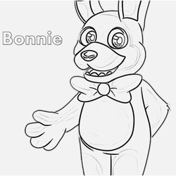 Bonnie Coloring Pages At Free Printable Color