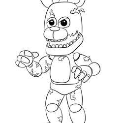 Peerless Toy Bonnie Coloring Page At Free Printable Pages Color