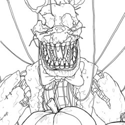 Bonnie Coloring Pages At Free Download Jack Colouring Sheet Nightmare Freddy Printable Five Color Nights