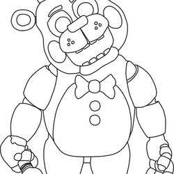 Toy Bonnie Coloring Page At Free Printable Pages Color Five