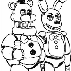 Eminent Toy Bonnie Coloring Page At Free Printable Pages Color Print