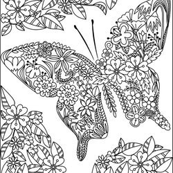 Eminent Images About Coloring On Free Printable Adult Pages Butterfly Adults Butterflies Mandala Flower