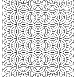 Worthy Op Art Jean Adult Kids Coloring Pages Illusions Illusion Colouring For