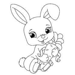 Peerless Rabbit Coloring Pages Printable For Children