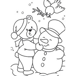 Superior Season And Weather Coloring Pages January Printable Color Toddler Winter Spring