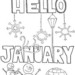 Legit Hello January Coloring Page Free Printable Pages For Kids