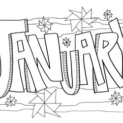 January Coloring Pages Best For Kids Page
