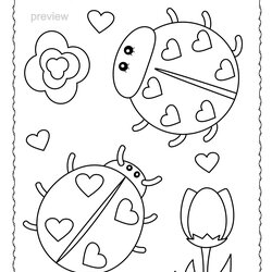 The Highest Quality Valentines Day Coloring Happy Cartoon Faces