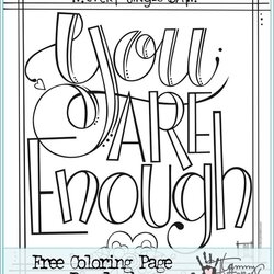 Great Inspiring Quote Coloring Pages For Adults Free Inspirational Printable Adult Recovery Quotes Enough