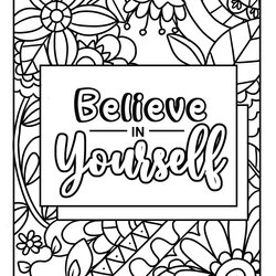 Inspirational Quote Coloring Pages Freebie Finding Mom