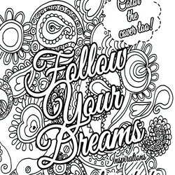 The Highest Quality Coloring Book World Marvelous Positive Quotes Pages Page Line Awesome Free Printable