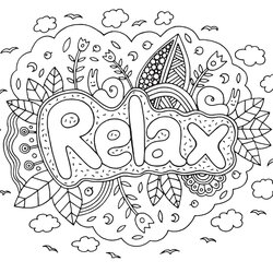 Legit Coloring Pages Relax