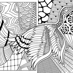Brilliant Relaxing Coloring Pages Mindfulness Geometrical