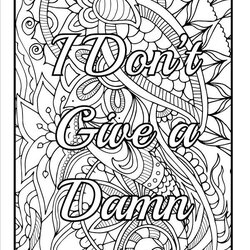 Supreme Relaxing Coloring Pages At Free Printable Stress Adult Relief Adults Sheets Books Color Book Swear