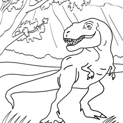 Brilliant Printable Dinosaur Coloring Pages For Kids Toddlers Family